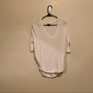 EXPRESS white knit sweater